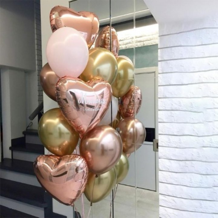 Фонтан шаров "От сердечка" в Ставрополи