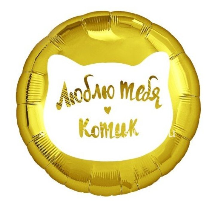 Фольгированный шар "Люблю тебя, Котик" в Ставрополи