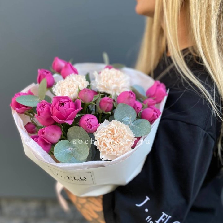 Букет с мисти бабблс №2 в Ставрополи