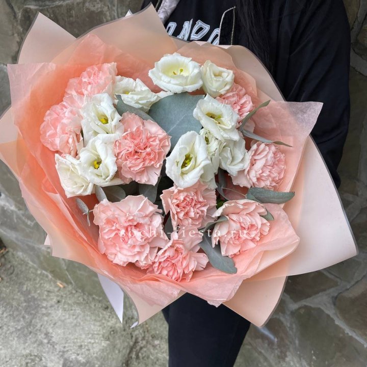  Букет диантусов "Пич" в Ставрополи