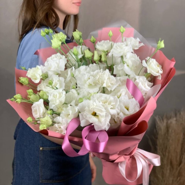 Букет эустом "Пудра" в Ставрополи