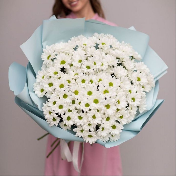  Букет хризантем "Бон-бон" в Ставрополи