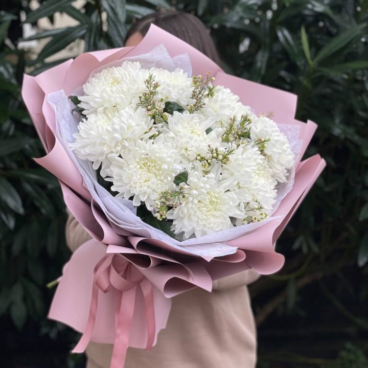 Букет хризантем №1 в Ставрополи