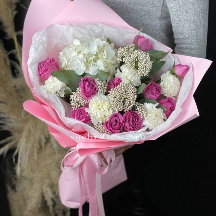 Букет с мисти бабблс №1 в Ставрополи