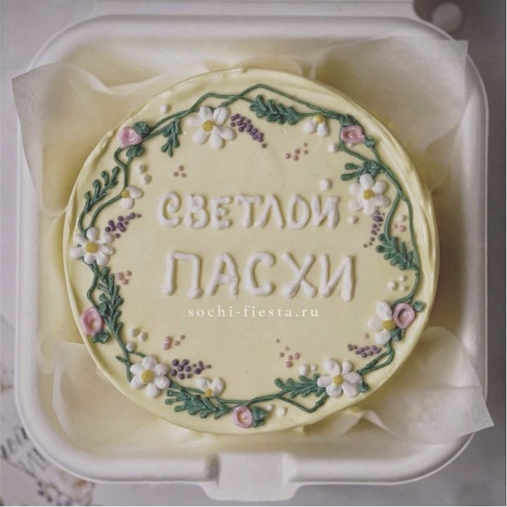 Бенто-торт "Светлой Пасхи" 2 в Ставрополи