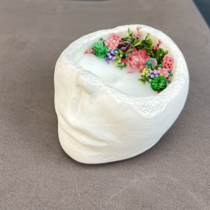 Свеча ароматическая в гипсе  в Ставрополи