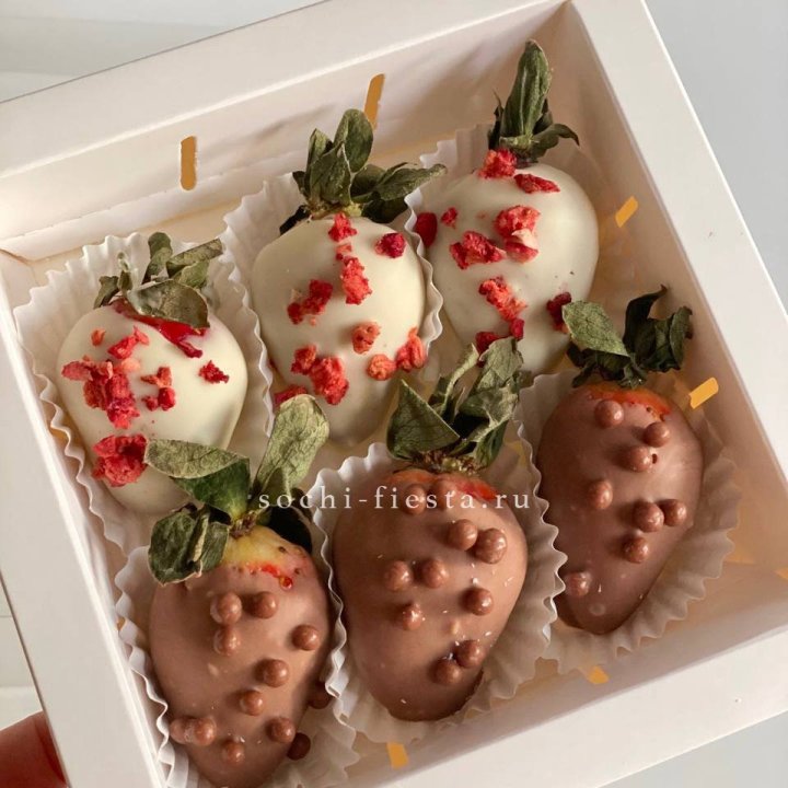 Клубника в шоколаде 6 ягод в Ставрополи