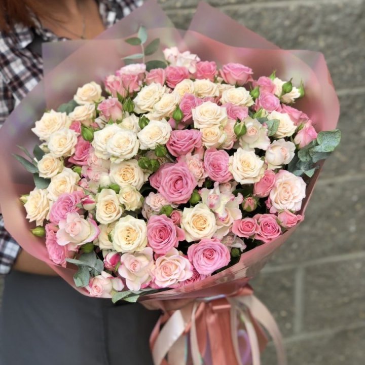 21 кустовая роза в Ставрополи