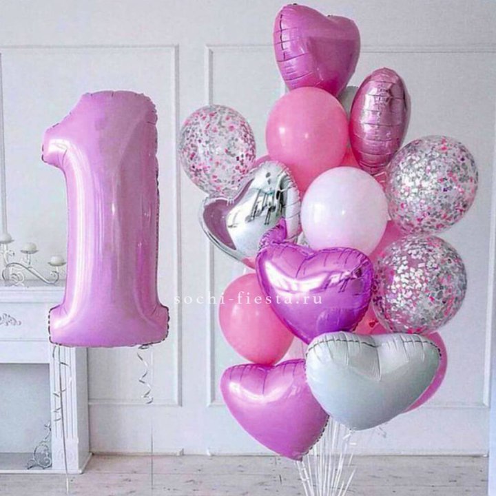 Набор шаров "С днем рождения" в Ставрополи