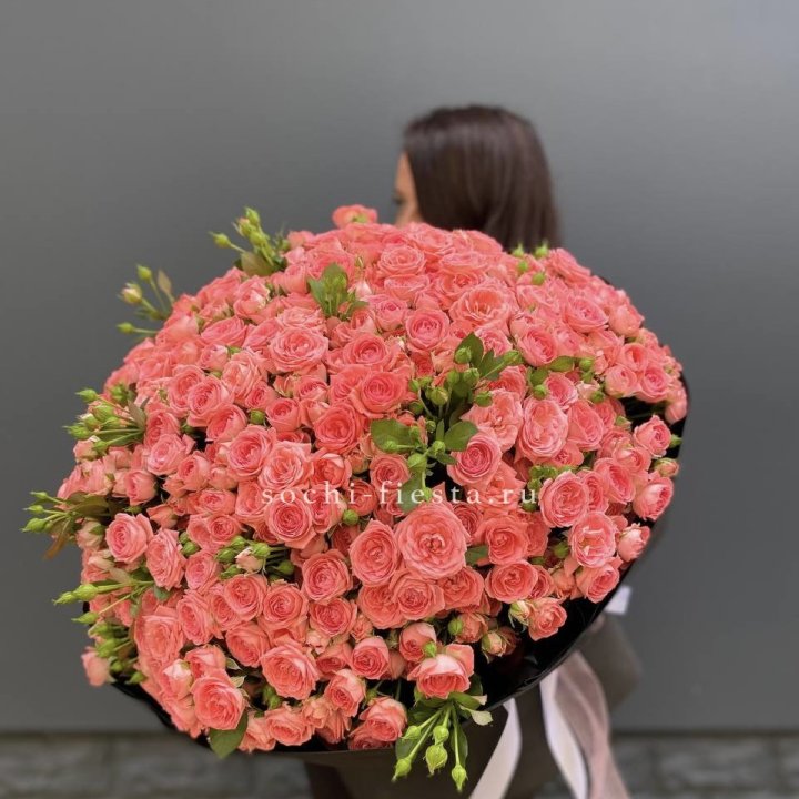 101 кустовая роза Барбадос в Ставрополи