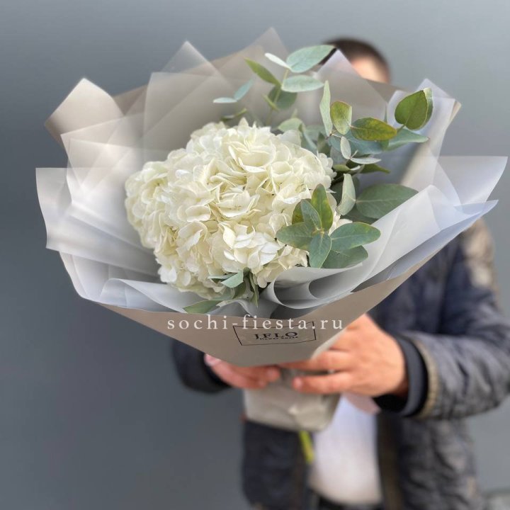  Букет  из белой гортензии в Ставрополи
