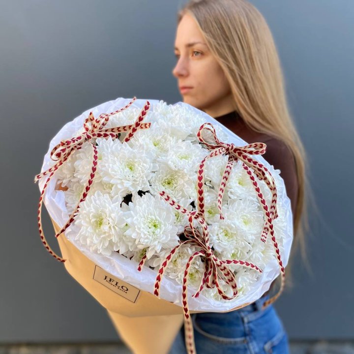 Букет "Хризантемы с любовью" в Ставрополи