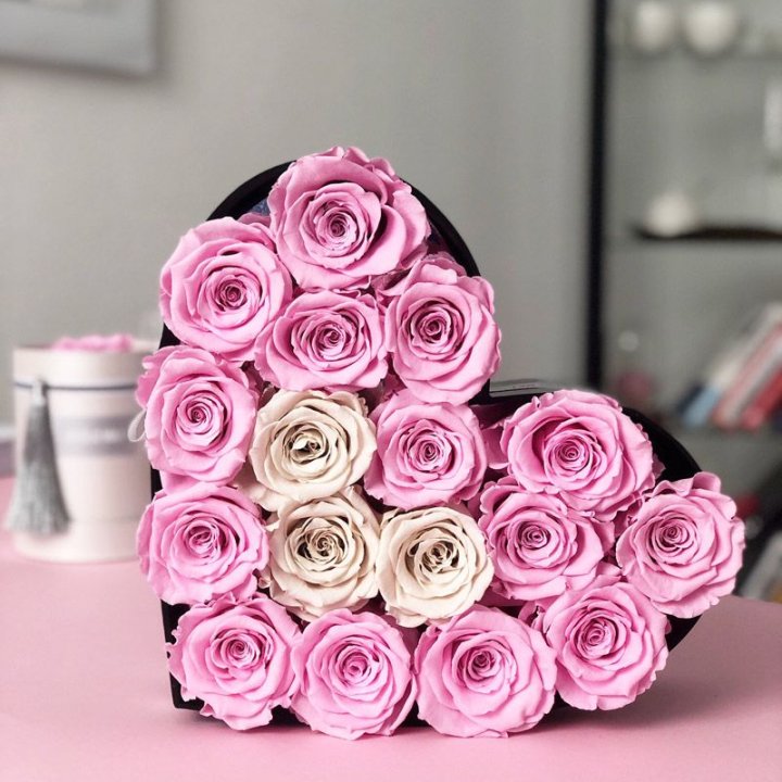 Сердце из роз в Ставрополи