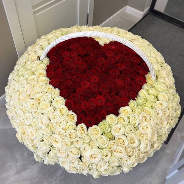 501 роза сердце в Ставрополи