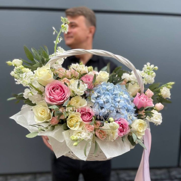 Авторская корзина "Аполинария" в Ставрополи