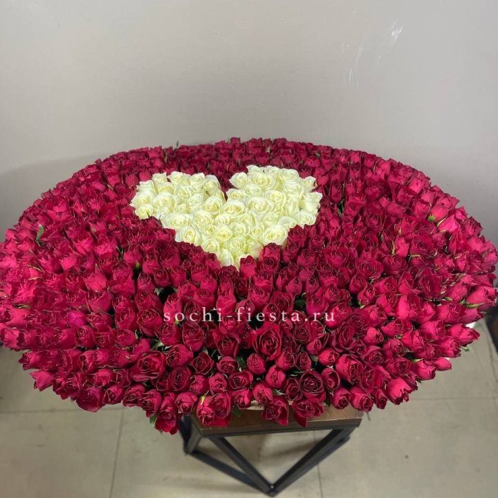 501 роза в корзине в Ставрополи