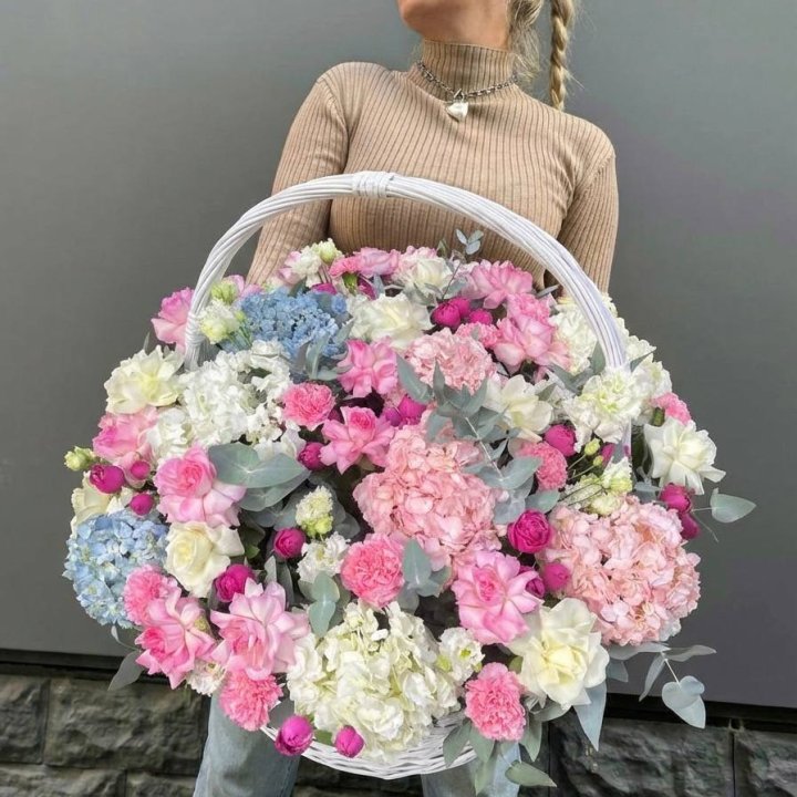 Цветочная корзина №3 в Ставрополи