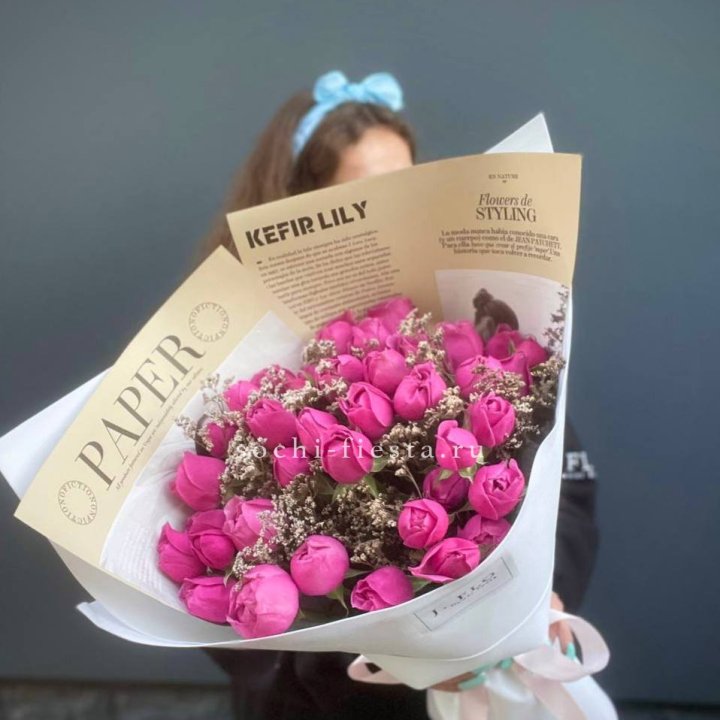 Пионовидные розы баблс №3 в Ставрополи