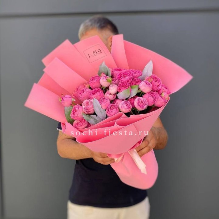 Пионовидные розы баблс №2 в Ставрополи
