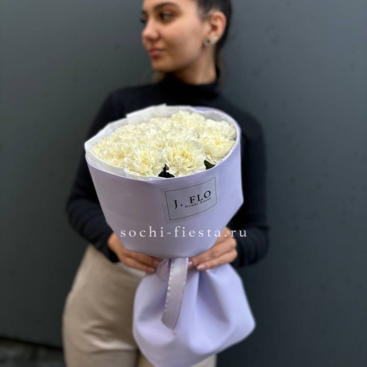 Букет белых диантусов в Ставрополи