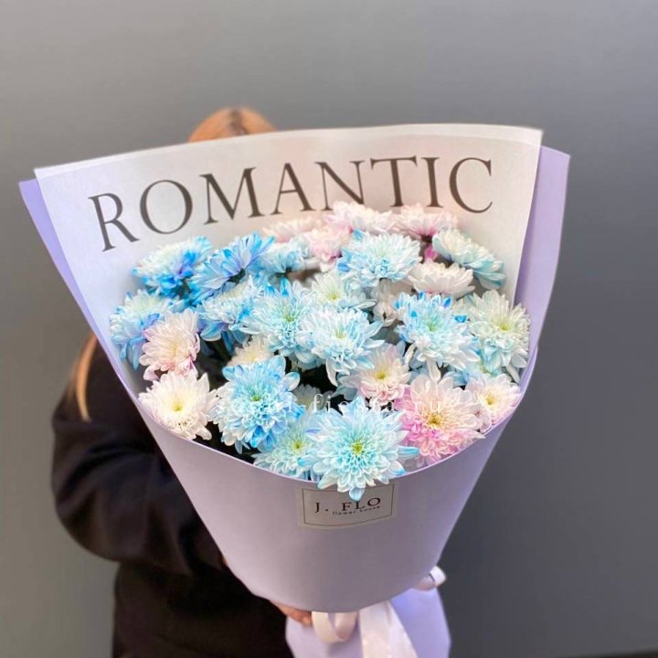 Букет кустовых хризантем в Ставрополи