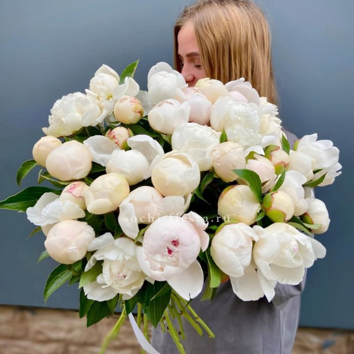 Охапка пионов в Ставрополи