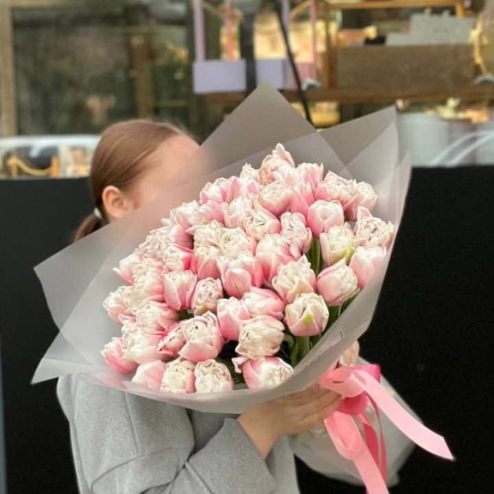 51 нежный тюльпан в Ставрополи