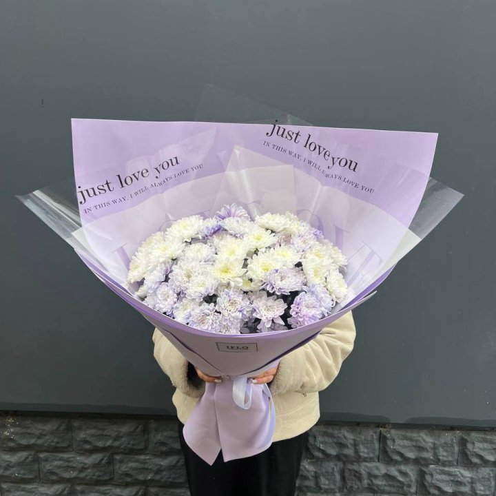 9 воздушных хризантем в Ставрополи