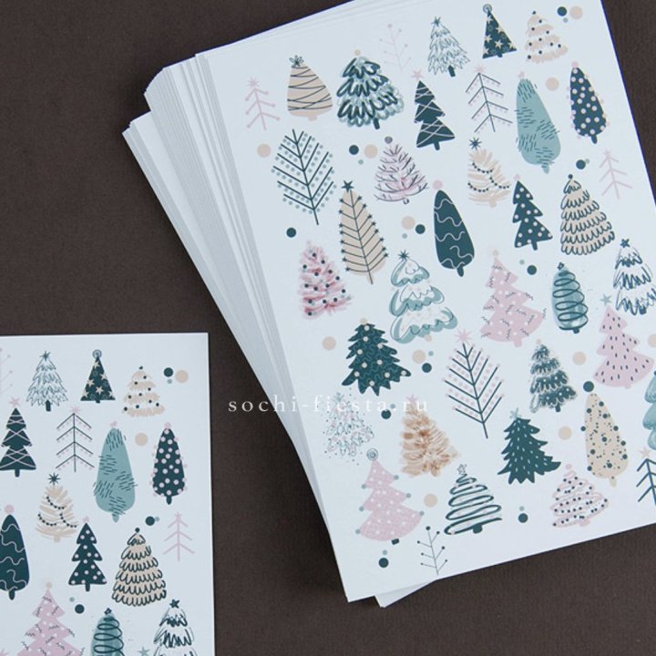 Открытка к букету "Елки" в Ставрополи