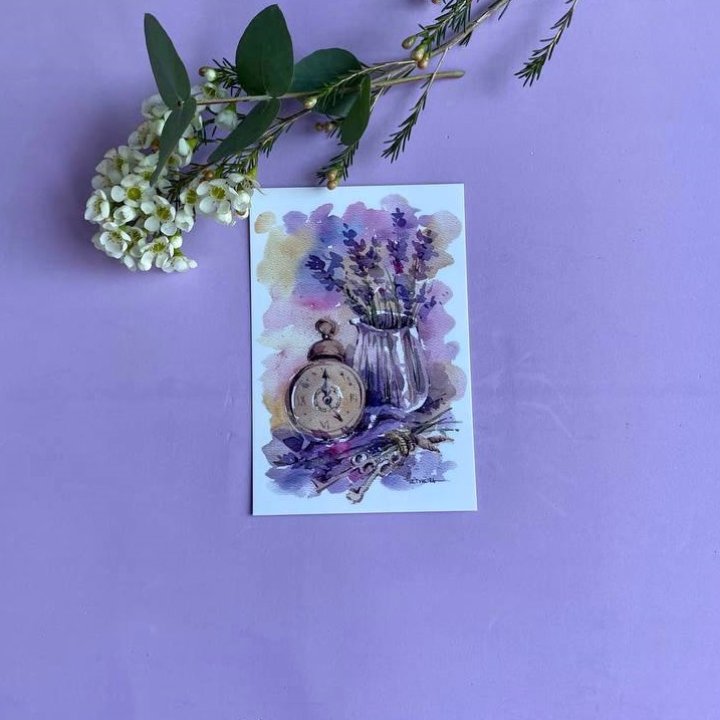 Открытка к букету "Часы" в Ставрополи