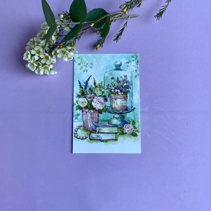 Открытка к букету "Книги" в Ставрополи