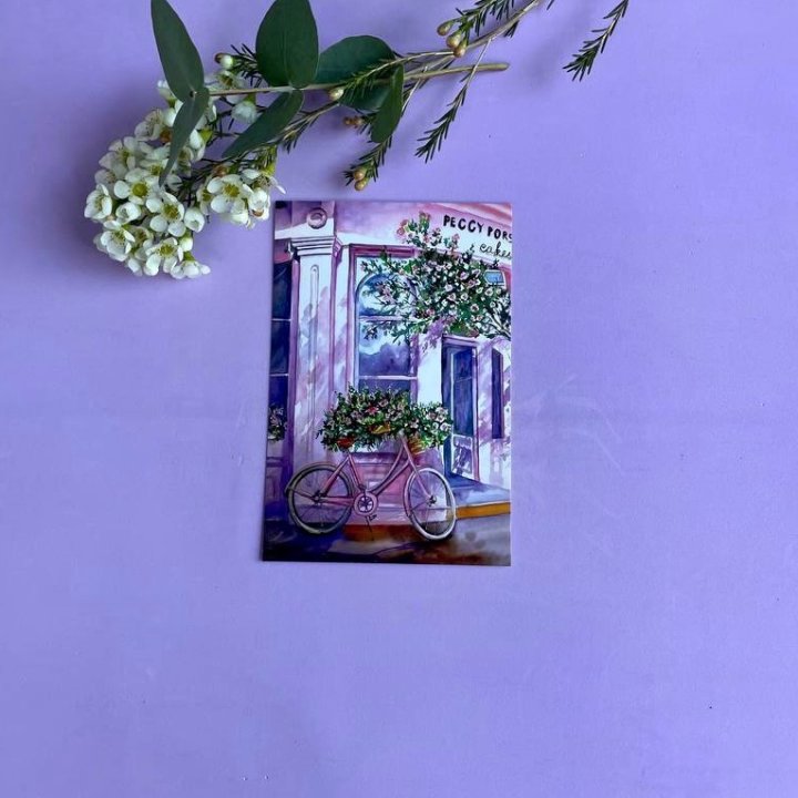 Открытка к букету "Розовый" в Ставрополи