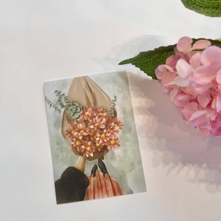 Открытка к букету "Букет" в Ставрополи