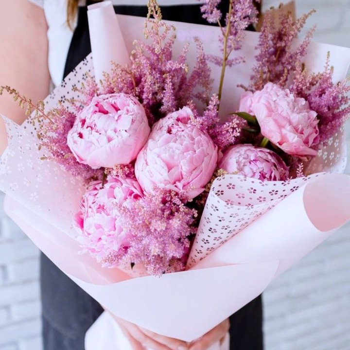 Букет пионов "Мелиса" в Ставрополи