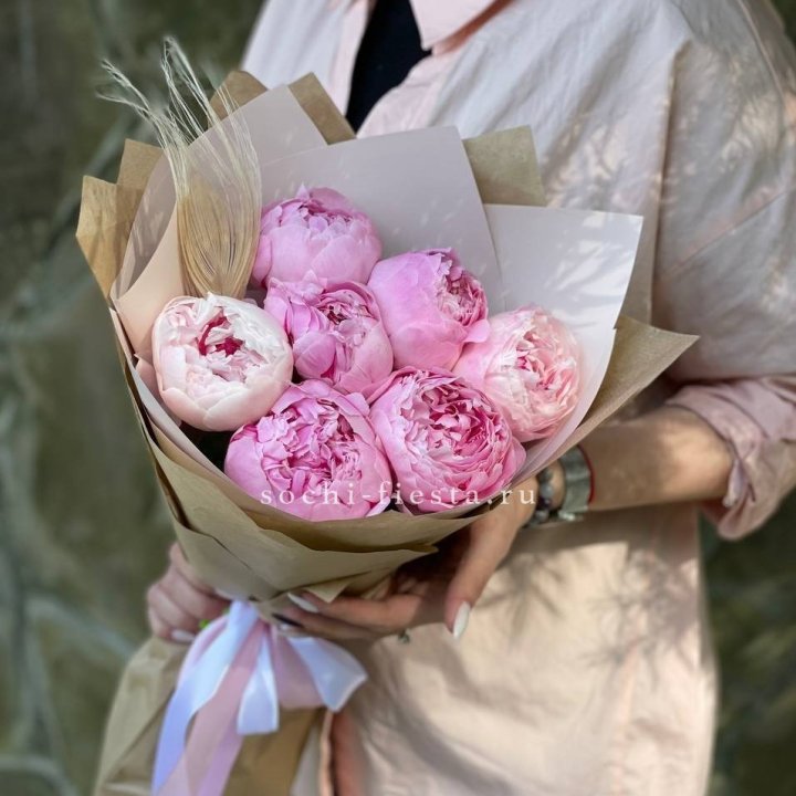 Букет пионов "Венди" в Ставрополи