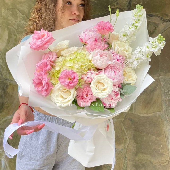 Букет с пионами №3 в Ставрополи
