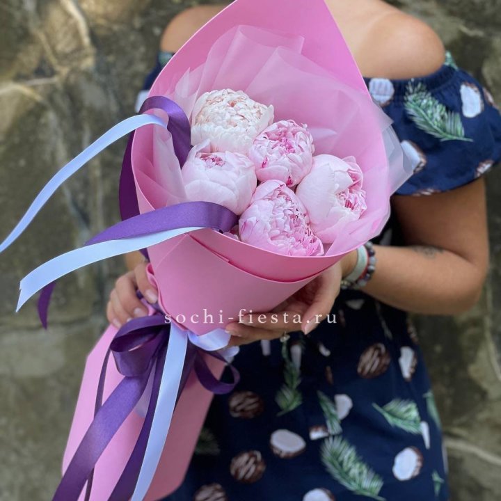 Букет пионов "НАЙ" в Ставрополи