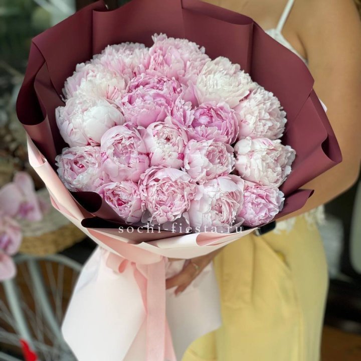 Букет с пионами №5 в Ставрополи
