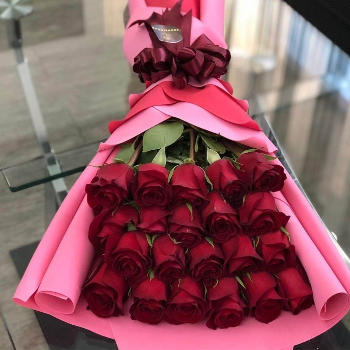 21 красная роза "Элеганс" в Ставрополи