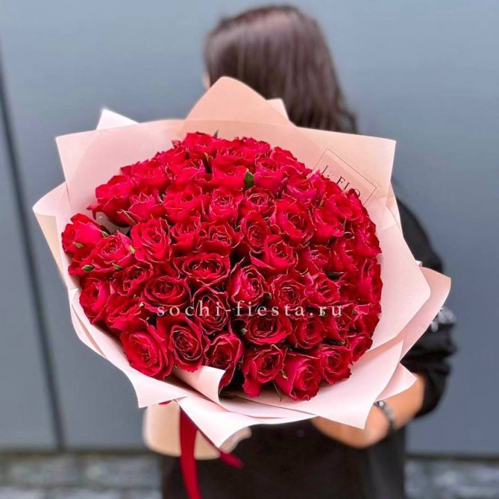 55 кенийских роз в Ставрополи