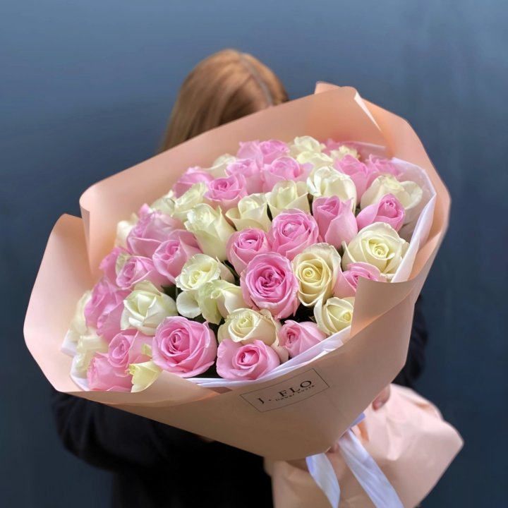 55 роз микс нежности в Ставрополи