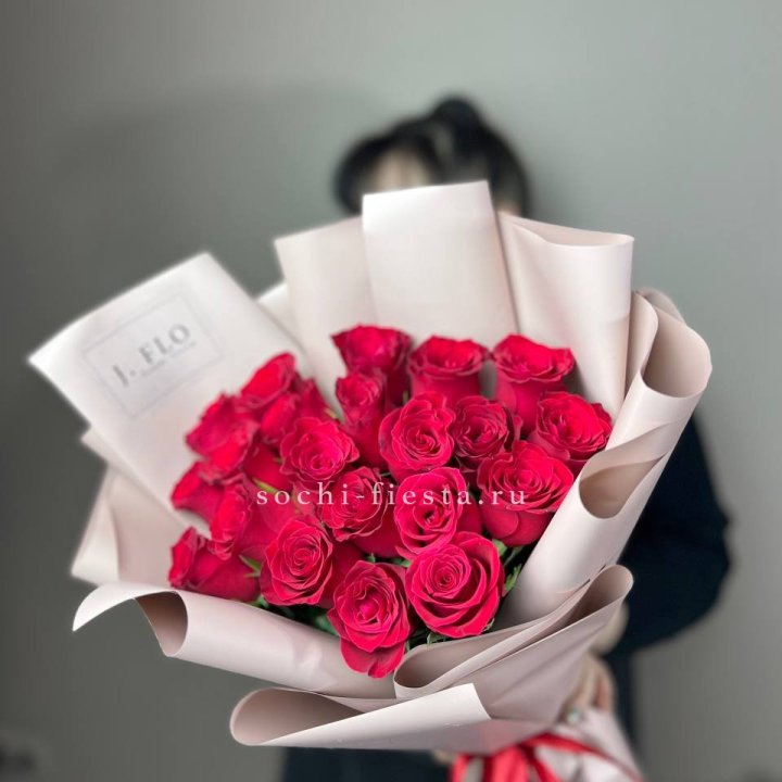 21 красная роза  в Ставрополи