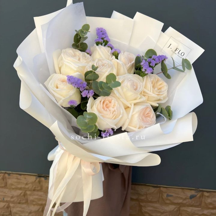 Букет из роз Вайт охара в Ставрополи