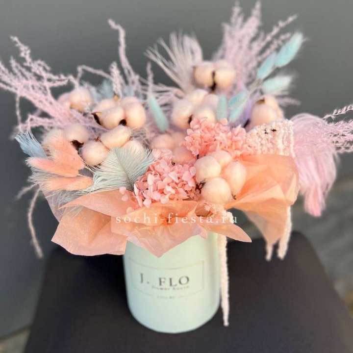 Авторский бокс с сухоцветами №3 в Ставрополи