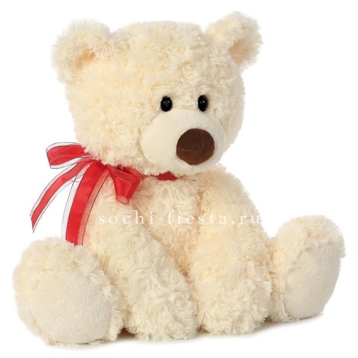 Белый плюшевый мишка  в Ставрополи