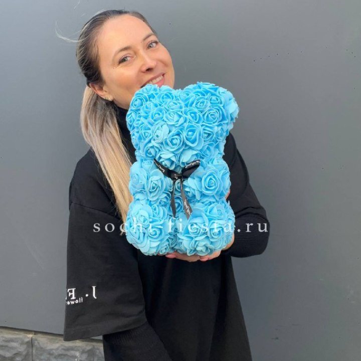 Игрушка медведь голубая в Ставрополи