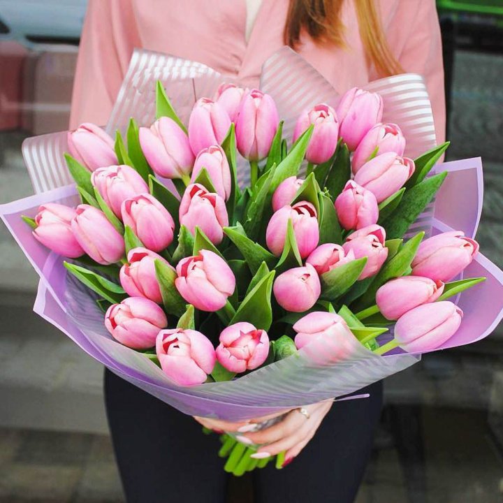25 тюльпанов "Айс крем" в Ставрополи