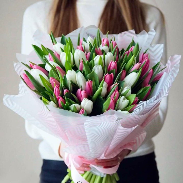 Букет тюльпанов "Лолита" в Ставрополи